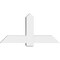 Ekena Millwork Eugene Architectural Grade PVC Gable Bracket, 48"W x 24"H x 6"D x 6"F, 12/12 Pitch GBP048X24X0606EUG00 - alternate 2